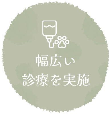幅広い診療を実施
